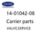 14-01042-08 porte-pièces de rechange d'origine VALVE, SERVICE pour les pièces de rechange du système de refroidissement du réfrigérateur du camion