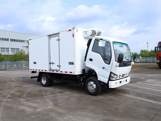 QINGLING ISUZU KV100 100P Camion Réfrigéré pour le Transport de Viande, Poisson, Aliments NKR Congélateur 5 Tonnes THERMO KING RV380 Réfrigération