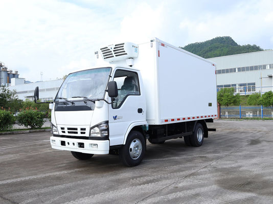 QINGLING ISUZU KV100 100P Camion Réfrigéré pour le Transport de Viande, Poisson, Aliments NKR Congélateur 5 Tonnes THERMO KING RV380 Réfrigération