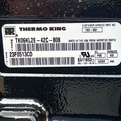 Thermo King Pièces 1020951 Compresseur Scroll 6hp Avec Capteur de Température Ut800/Ut1200 Pour Réfrigérateur de Camion