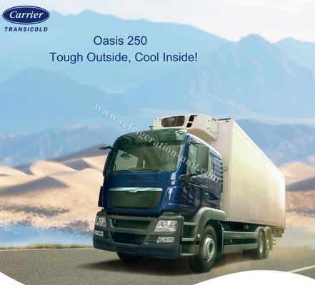 Unité de réfrigération Carrier transicold oasis 250 disponible pour le camion frigorifique de 5 à 6 mètres à une température ambiante de 40 à 50 degrés, bon prix