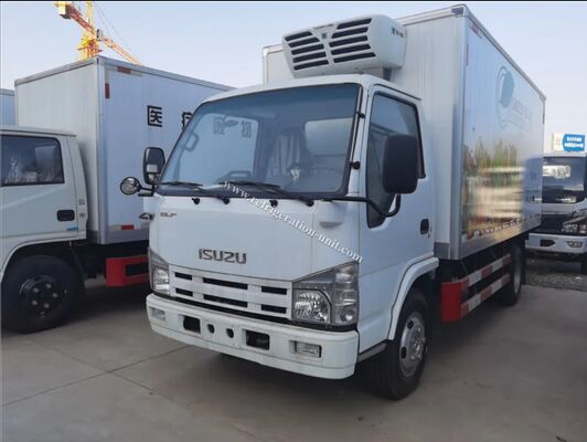 Châssis de camion de marque japonaise Isuzu 100p avec caisse réfrigérée de 4,1 mètres de longueur avec unités de réfrigération THERMO KING RV380V 4X2 Mini 3 tonnes camion réfrigéré avec congélateur de 2 tonnes